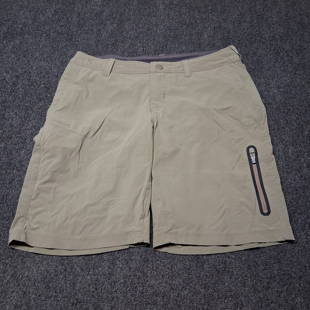 REI Outdoor Hiking Lightweight Nylon Shorts Tan Khaki Size 30 - 8" Inseam‎